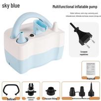Compact Dual-Use 110v-240v Electric Air Pump for Outdoor and Home Use