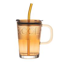 Mountain Love Series Glass Straw Cup gintaras
