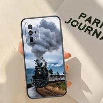 Classic Steam Train Railway Case For Xiaomi 14 15 Ultra 13T 14T 15T Pro 17 Pro Max POCO X7 Pro X3 X5 X6 F5 F6 F7 F8 Coque Xiaomi 15