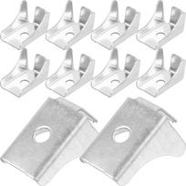 10Pcs File Cabinet Clips Metal Shelf Clips Heavy Duty Cabinet Shelf Supports for Kitchen Bookcase Display Shelving 2.5X1.5X1.5CM