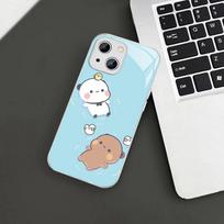 BuBu And DuDu Tempered Glass For Iphone 14 13 12 11 Pro Mini XS MAX 14Plus X XS XR Cover iphone 13