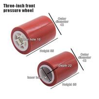 1Pcs Carton Sealer Rubber Wheel Spare Part Automatic Adhesive Tape Sealing Machine Press Wheel Roller A1