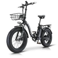 KF9 Electric Bike 1000W Motor 48V35AH Lithium Battery City Trip Electric Bicycle 20*4.0-in Fat Tire Fold Mountain Cycling E-bike 48V18AH