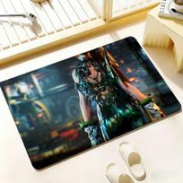 Anime S-Stellar B-Blade Floor Mat Bedroom Living Room Flannel Door Mat Non-Slip Home Decor 40x60cm