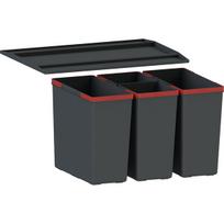 Šiukšliadėžė FRANKE, Easy Sort, 60-2 2x14,5l+2x7,5l