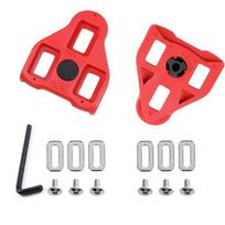 Float Cycling Parts Pedals Lock Lock Pedal Bicycle Cleats Set Pedals Cleat Set Bike Shoes Cleats raudona