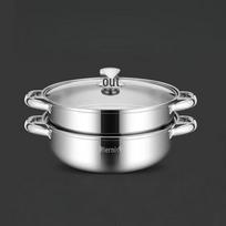 Bernice 28cm Stainless Steel Double Layer Steamer Pot