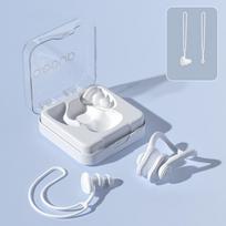 Soft Ear Buds Snorkeling Set Silicone Swimming Ear Plugs  Adults and Kids balta