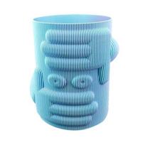 3D Printed Flower Vase, Modern Funny Face Vase for Home Decoration, Small Pampas Vases for Table Shelf Mantel Entryway Decor and Centerpieces