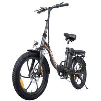 Cheevalry C16 miesto elektrinis dviratis 250W variklis Ebike 48V16AH baterija e-bike 20 colių didelė padanga suaugusiųjų elektrinis dviratis juoda
