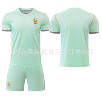 A2026 World Cup France away green No. 10Mbappe football jersey 7 Dembele 11 Olise jersey 16