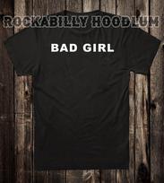 Novelty T Shirt Tee Biker Chopper Motorcycle 100% Cotton Bad Girl XXXL