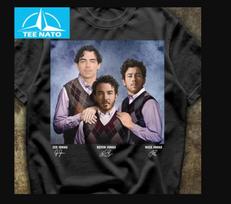 Jonas Brothers Step Bros Tour Black unisex S-234XL shirt Gift Funny A698 M