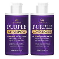 Purple Shampoo and Conditioner Set for Blonde,Silver and Gray Hair,Enhances Highlights,Removes Yellow & Brass Tones,Grey Highlighted Hair,Nourishes & 1SET