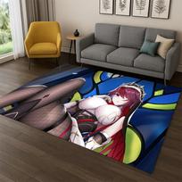 New Genshin Impact Cartoon Game Carpet Rug for Bedroom Living Room Sofa Playroom Doormat Home Decor,Kid Area Rug Non-slip gift 40x60cm