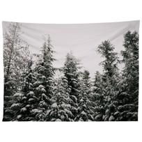 SNOW FALLEN tapestry 75x100 juoda