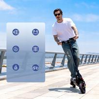 Foldable Electric Vehicle w8-DZ 750W 48V14Ah 40KM Off-road Pneumatic Tires