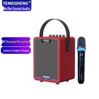 TEMEISHENG Ark V12 Portable Bluetooth Wooden Speaker (CN version)