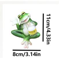 Frog Figurine Plant Hanger Decorations For Pots Miniature Frog Statue Outdoor Women Gifts Frog Garden Decor Planter Pot Hugger