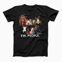 Funny Farm Ew People Farmers Animal Unisexs TShirt Summer Cotton Short Sleeve ONeck Unisex T Shirt New S3XL S