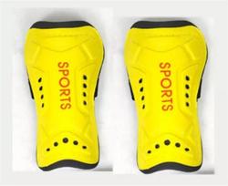 Football leg guards, competition training protective gear, adult calf guards, with leg guards geltona