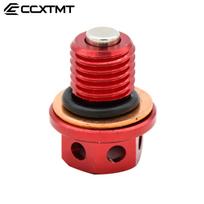 Oil Drain Plug Bolt Screw For Kawasaki Ninja 250R 250SL 600R 650R 750R 400R Z250 Z250R Z750 ZR750S Z800 Z900RS Z1000 ZX14 ZX14R raudona
