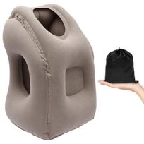 Inflatable Travel Pillows Neck And Head Chin Sleeping Support Cushions for Airplane Plane Car Office Rest Pillows Napping pilka