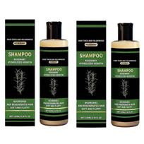 2x Hydrolyzed Keratin Rosemary Hair Growth Shampoo, Natural Thickening & Strengthening Shampoo for Nourished, Soft, Fluffy Hair