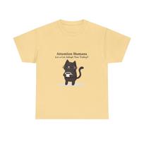 Cute Cat Adoption Awareness Tee Cat Lover Gift Funny Pet Shirt Unisex Kitten Top S