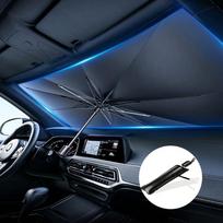 Automobilio priekinio stiklo skėtis nuo saulės, saulės gaubtas, priekinio lango karščio skydo dangtelis 125*60cm gray