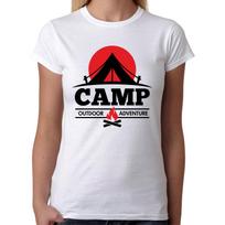 Camp Outdoor Adventure Camping Trip Camper Tent Campfire Holiday Womens T-Shirt Mens Womens Tees Top 3XL