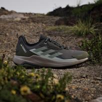 Adidas Terrex Anylander Waterproof Support Grip Hiking Shoes Men's Dar 40