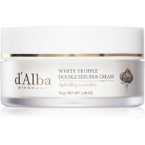 d'Alba White Truffle Double Serum & Cream stiprinamasis dieninis kremas ir serumas „Du viename“ 70 g