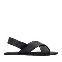 GROUNDIES® barefoot basutės moterims  Verona 2.0  juoda (oda)