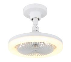 Globo 03680W - reguliuojamas LED lubų ventiliatorius LIDEA LED/20W/230V 3000-6500K baltas + nuotolinio valdymo pultas