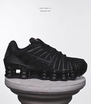 Vyriški kedai laisvalaikiui Nike Shox TL, juoda/raudona spalva