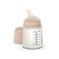 Suavinex Zero Zero Anti-Colic buteliukas su reguliuojamos srovės žinduku, 180 ml, Light