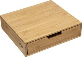 Kavos kapsulių tvarkyklė 5five Simply Smart Drawer, 34.5 cm x 30.5 cm x 8 cm, bambukas, rusva sp.