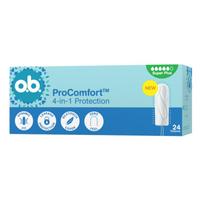 Higieniniai tamponai O.B. ProComfort 4in1, Super Plus, 24 vnt.