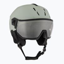 Slidinėjimo šalmas UVEX Instinct Visor oxid green matt/mirror silver/smoke