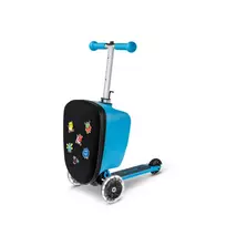 Paspirtukas Micro Luggage Junior Patch & Play Blue