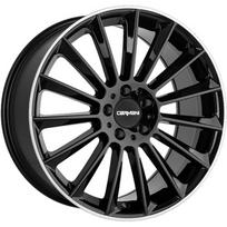 Ratlankis CARMANI R21x9 5x112 ET 30 CB 66 (Black Lip Polish)