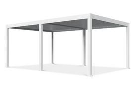 Pavėsinė Pergola Deluxe Pro Automatic 4x6 su LED, White