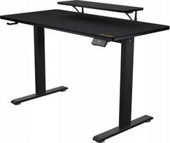 Kompiuterio stalas reguliuojamo aukščio Cougar E-Star 120, 120 cm x 60 cm, 72 - 117 cm, juoda sp.