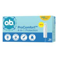 Higieniniai tamponai O.B. ProComfort 4in1, Normal, 24 vnt.