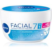 NIVEA Facial Nourishing lengvos tekstūros kremas maitinamojo ir drėkinamojo poveikio „Septyni viename“ 100 ml