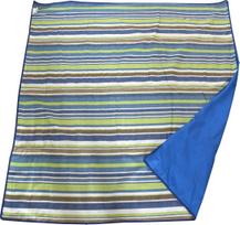 Pledas piknikams Cattara Spring – mėlynas-dryžuotas 150 x 150 cm