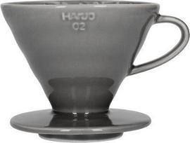 Hario V60 Dripper 02 keramikinis kavos filtras, pilkas