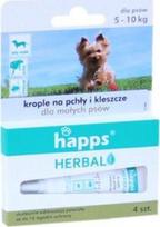 Bros HAPPS lašai nuo blusų ir erkių šunims (5–10 kg)