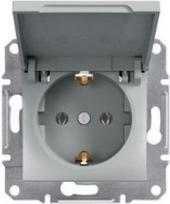 Schneider Electric Vieno Asform lizdas žemės schuko su plieno rėmeliu (EPH3100362)